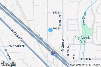 Map image of the property - 1598 N 500 W