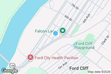 Map image of the property - 428 4th Ave