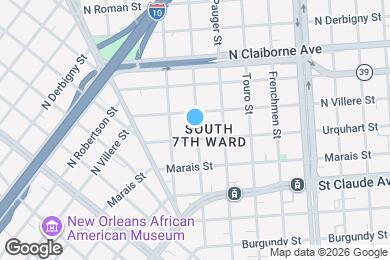 Map image of the property - 1356 Saint Anthony St