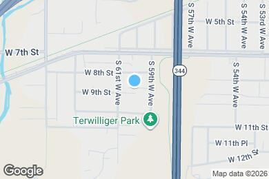 Map image of the property - 6033 W 9th St