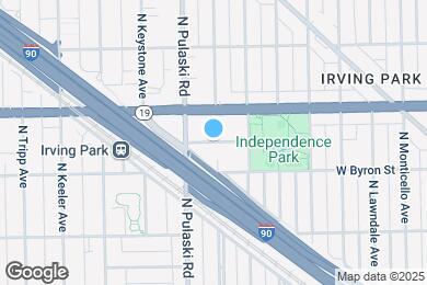 Map image of the property - 3953 W Dakin St
