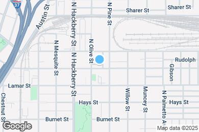 Map image of the property - 623 Burleson St