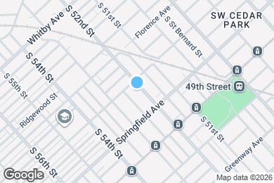 Map image of the property - 1116 S Paxon St