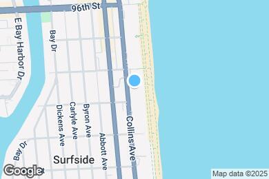 Map image of the property - 9341 Collins Ave