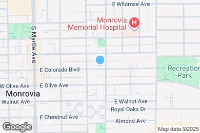 Map image of the property - 325 E Colorado Blvd