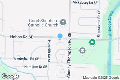 Map image of the property - 12000 Sugar Mill Cir SE