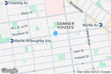 Map image of the property - 970 Myrtle Ave