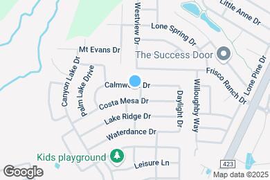 Map image of the property - 2696 Calmwood Dr
