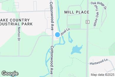 Map image of the property - River Oaks Apartments, Hartland WI