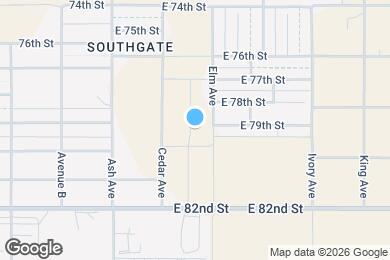 Map image of the property - 7729 Date Ave