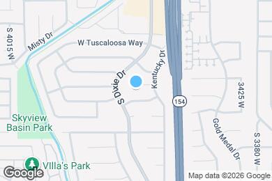 Map image of the property - 3693 W Pensacola Cir