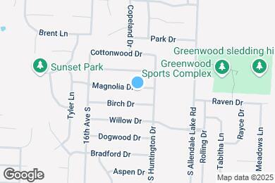 Map image of the property - 1303 Magnolia Dr