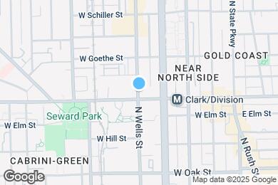 Map image of the property - 1205 N Wells St