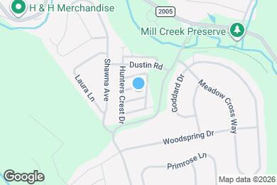 Map image of the property - 2717 Foxshire Dr
