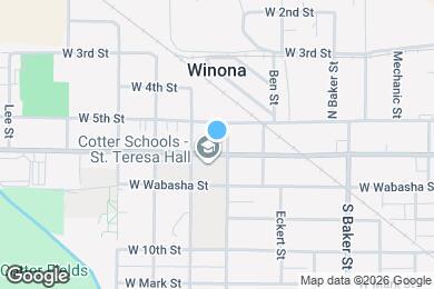 Map image of the property - 1114 W Broadway St