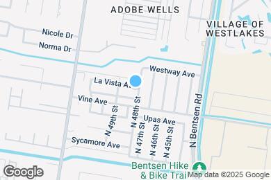 Map image of the property - 4217 La Vista Ave