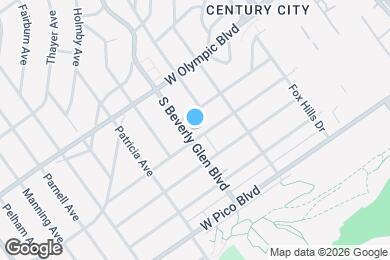 Map image of the property - 2276 S Beverly Glen Blvd