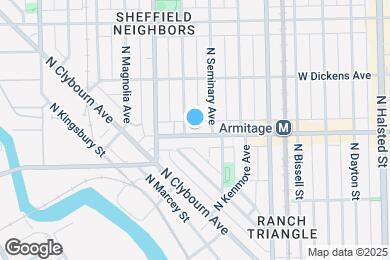 Map image of the property - 1130 W Armitage Ave
