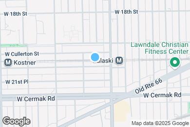 Map image of the property - 4034 W 21st St