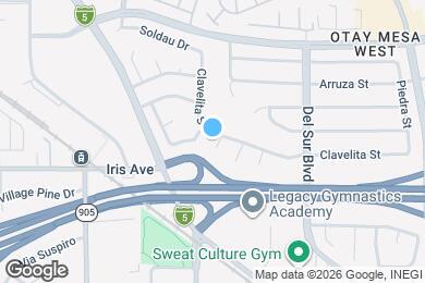 Map image of the property - 1512 Clavelita Pl