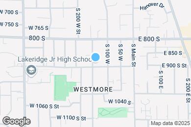 Map image of the property - 893 S 150 W