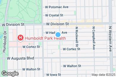 Map image of the property - 2702 W Thomas St