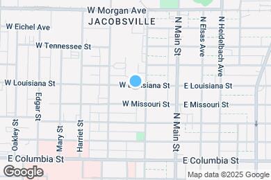 Map image of the property - 112 W Louisiana St