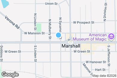 Map image of the property - 502 W Michigan Ave