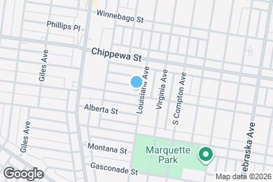 Map image of the property - 3407 Keokuk St