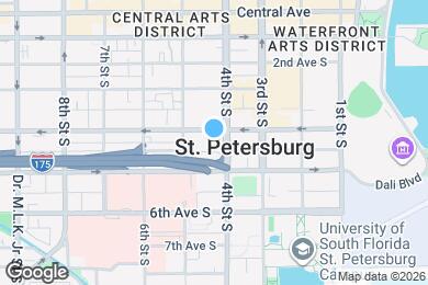 Map image of the property - 400 4th Ave S