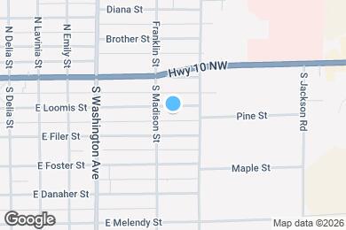 Map image of the property - 806 E Loomis St
