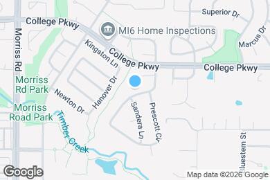 Map image of the property - 1701 Prescott Dr