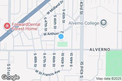 Map image of the property - 3439 S 45th St