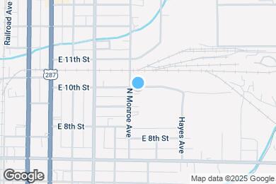 Map image of the property - 976 Monroe Ave
