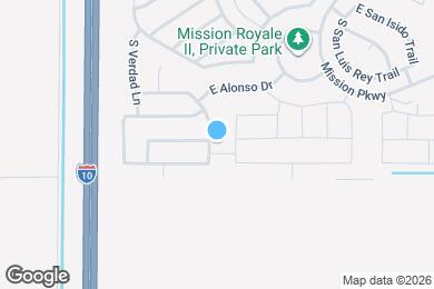 Map image of the property - 378 S Borromeo Dr