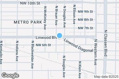 Map image of the property - 1414 Linwood Blvd