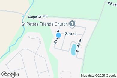 Map image of the property - 164 W Lake Dr