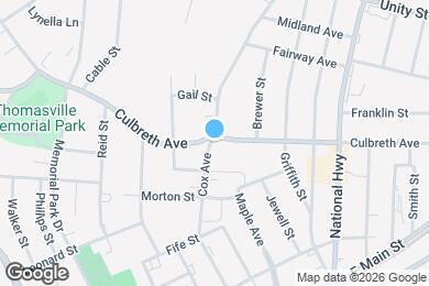 Map image of the property - 407 Cox Ave