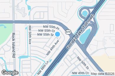 Map image of the property - 4879 NW 55th St