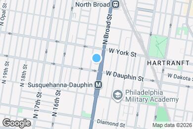 Map image of the property - 2314 N Broad St