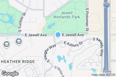 Map image of the property - 13200 E Jewell Ave