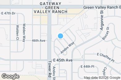 Map image of the property - 18609 E 45th Pl