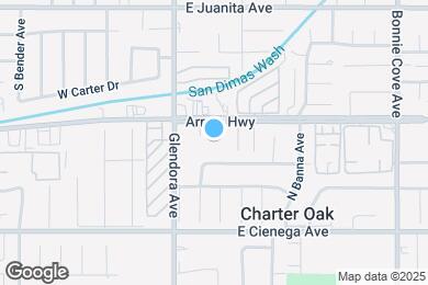 Map image of the property - 5134 N Glendora Ave
