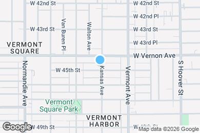 Map image of the property - 1101 W 45th St