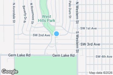 Map image of the property - 4231 SW 2nd Ave