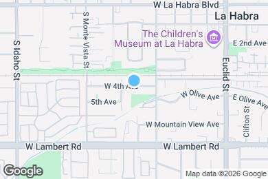 Map image of the property - 606 W 4th Ave