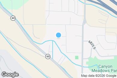 Map image of the property - 343 E 6725 S