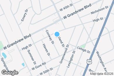 Map image of the property - 4714 Oakland St