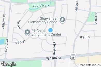 Map image of the property - 739 43rd Ave