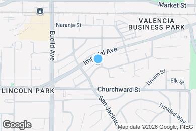 Map image of the property - 5288 Santa Margarita St